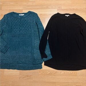 Bundle of women’s sweaters size L new and in good used condition